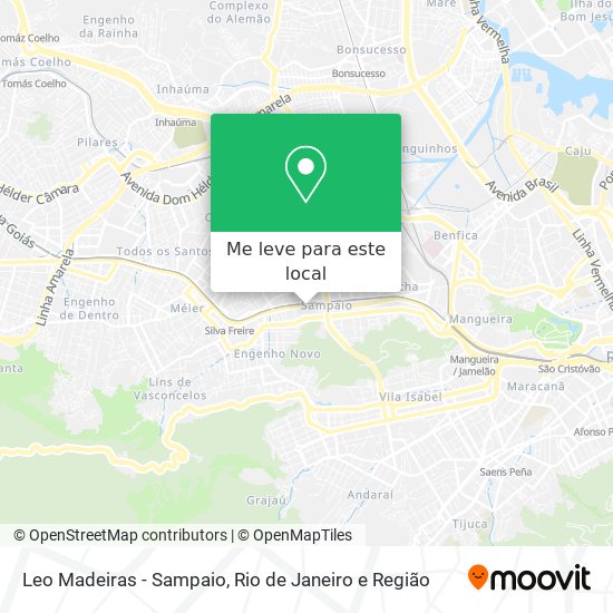 Leo Madeiras - Sampaio mapa