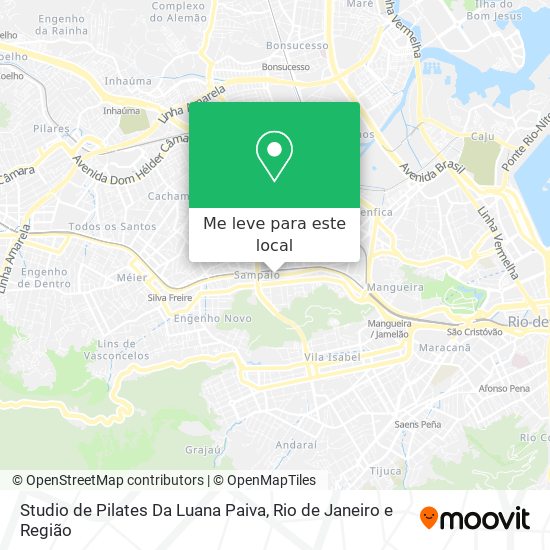 Studio de Pilates Da Luana Paiva mapa