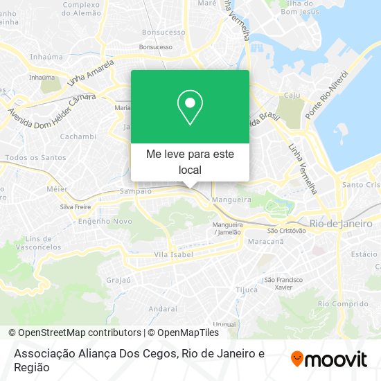 Associação Aliança Dos Cegos mapa