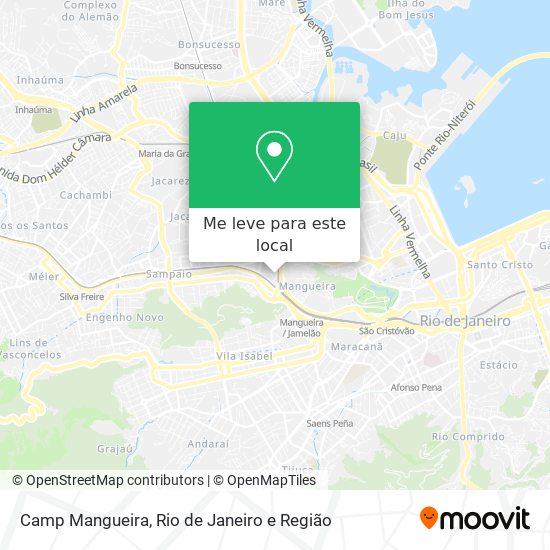 Camp Mangueira mapa