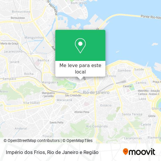 Império dos Frios mapa