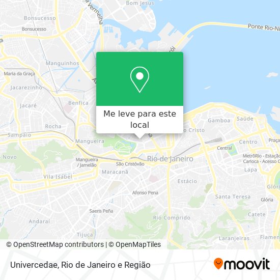 Univercedae mapa