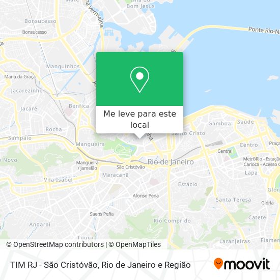 TIM RJ - São Cristóvão mapa