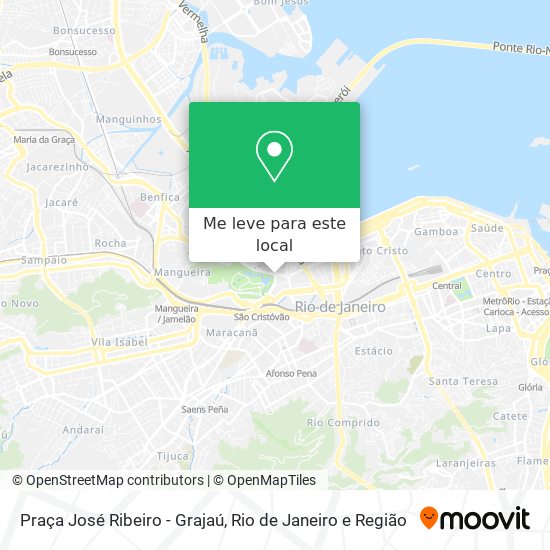 Praça José Ribeiro - Grajaú mapa