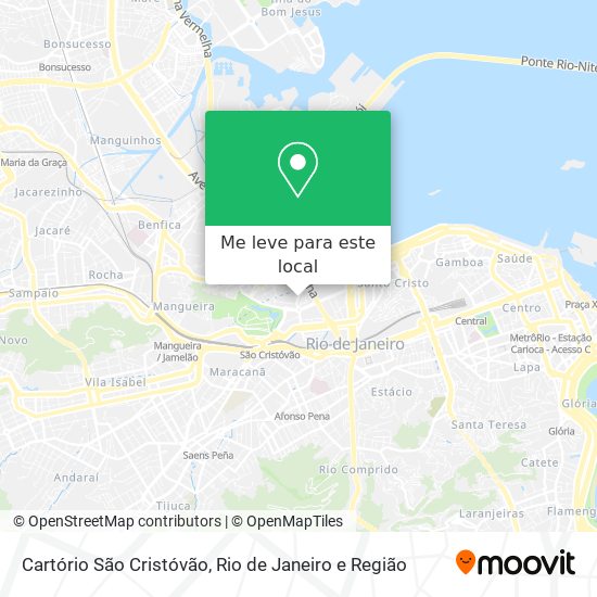 Cartório São Cristóvão mapa