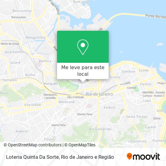 Loteria Quinta Da Sorte mapa