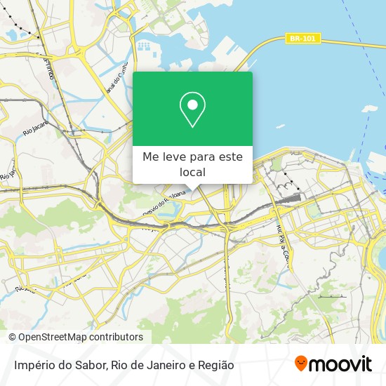 Império do Sabor mapa