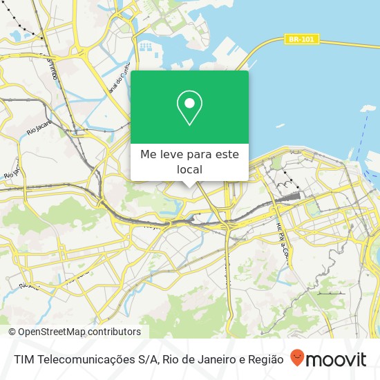 TIM Telecomunicações S/A mapa