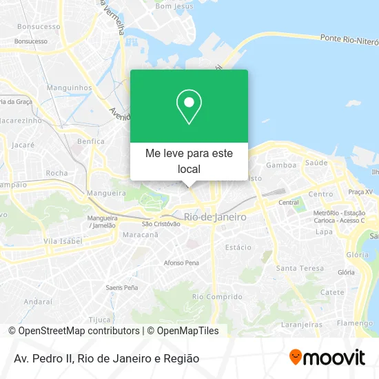 Av. Pedro II mapa