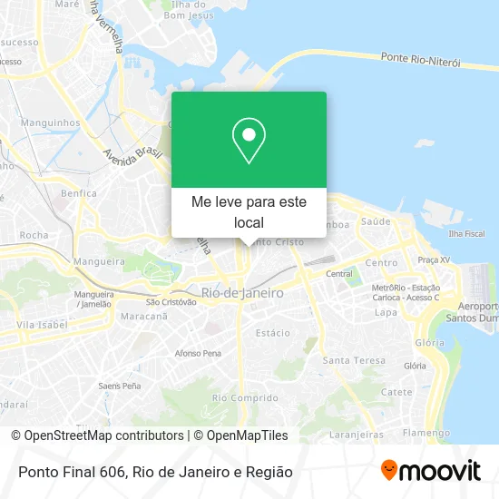 Ponto Final 606 mapa