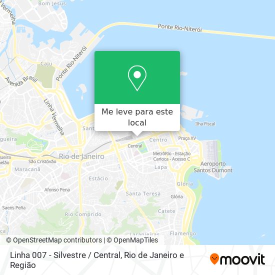 Linha 007 - Silvestre / Central mapa