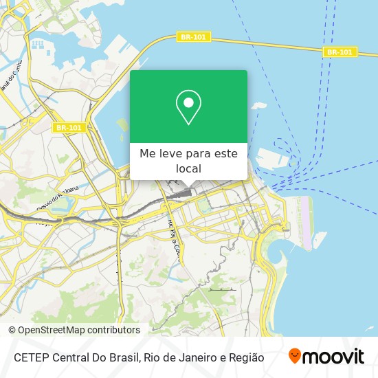 CETEP Central Do Brasil mapa