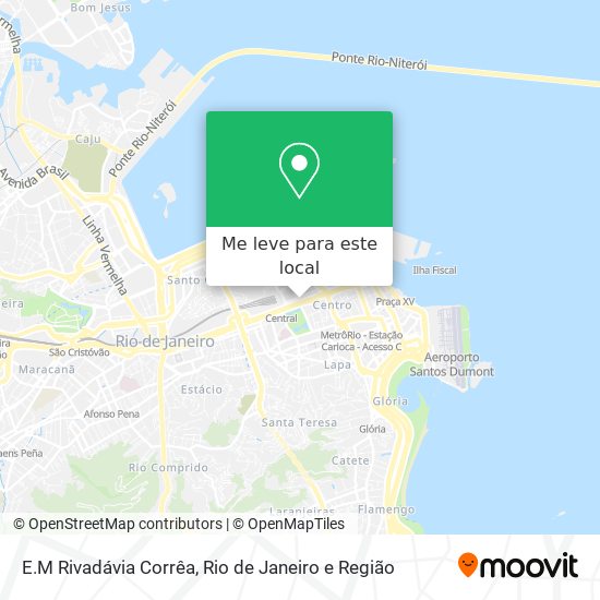 E.M Rivadávia Corrêa mapa