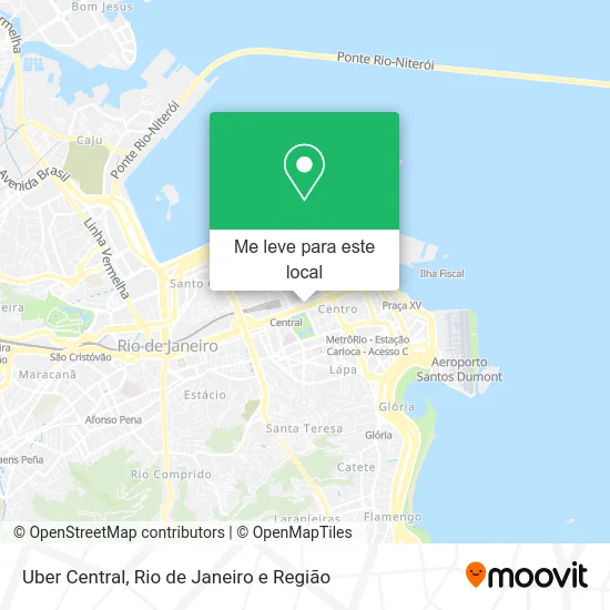Uber Central mapa