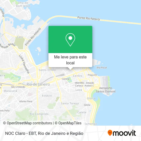 NOC Claro - EBT mapa