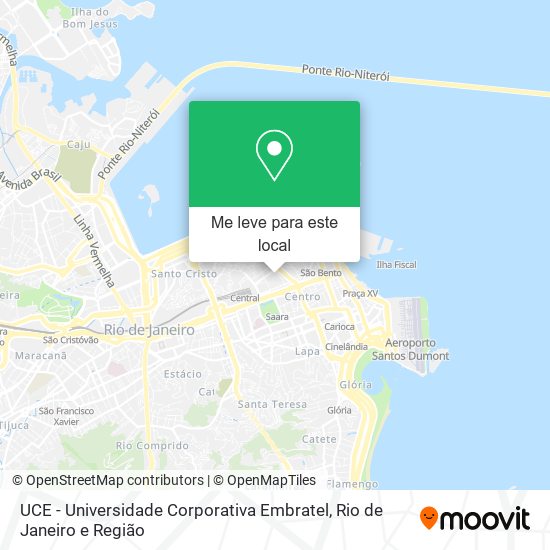 UCE - Universidade Corporativa Embratel mapa