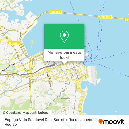 Espaço Vida Saudável Dani Barreto mapa