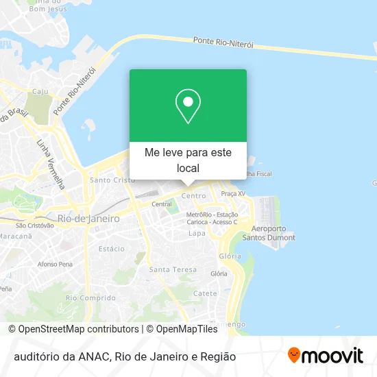 auditório da ANAC mapa