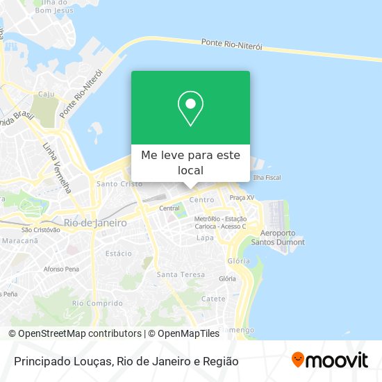 Principado Louças mapa