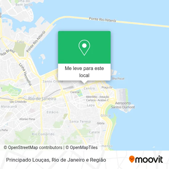 Principado Louças mapa
