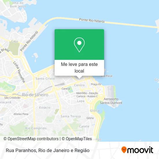 Rua Paranhos mapa