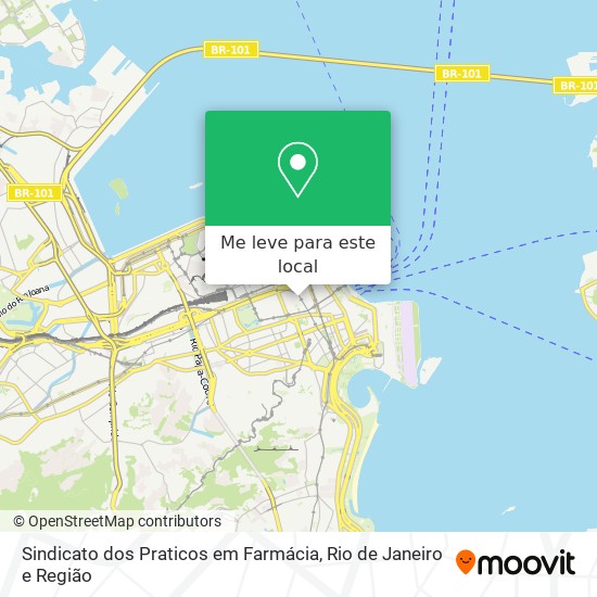 Sindicato dos Praticos em Farmácia mapa