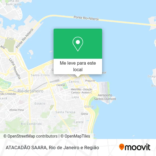 ATACADÃO SAARA mapa