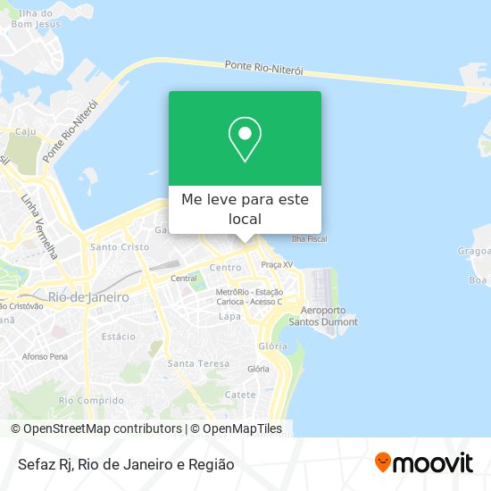Sefaz Rj mapa