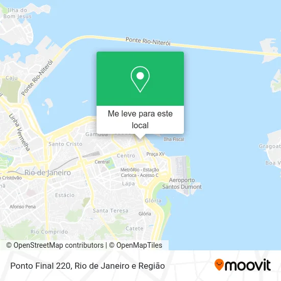 Ponto Final 220 mapa