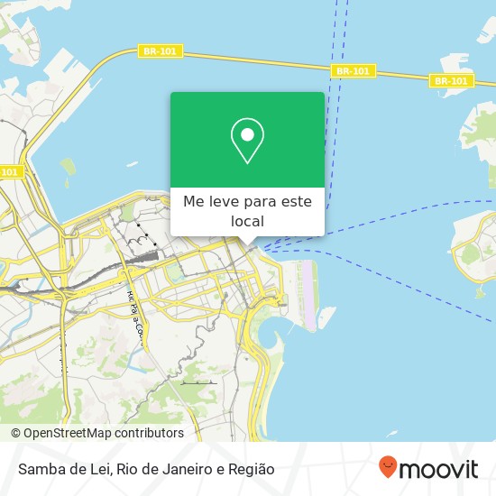 Samba de Lei mapa