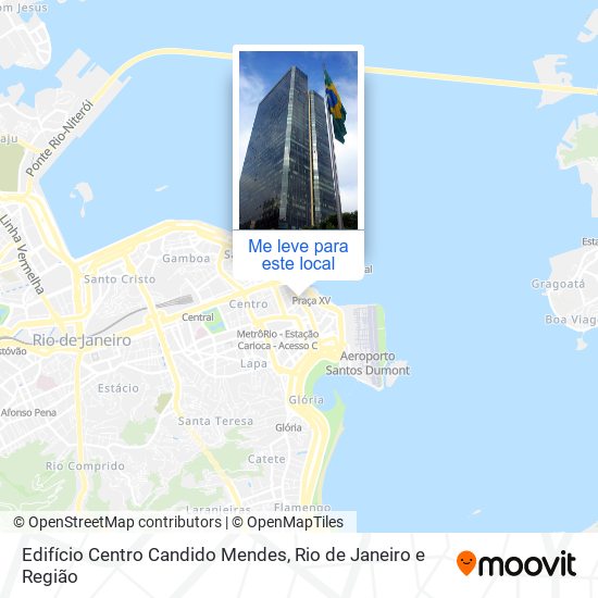 Edifício Centro Candido Mendes mapa