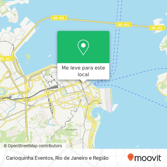 Carioquinha Eventos mapa