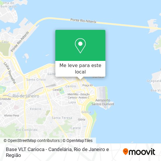 Base VLT Carioca - Candelária mapa