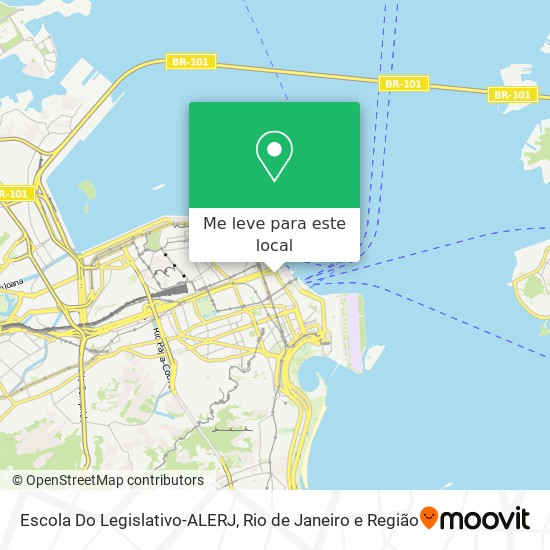 Escola Do Legislativo-ALERJ mapa