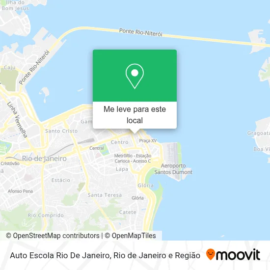 Auto Escola Rio De Janeiro mapa