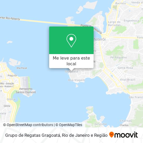 Grupo de Regatas Gragoatá mapa