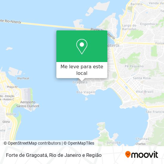 Forte de Gragoatá mapa