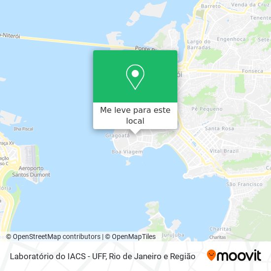 Laboratório do IACS - UFF mapa