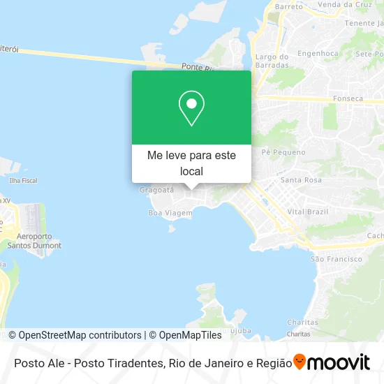 Posto Ale - Posto Tiradentes mapa