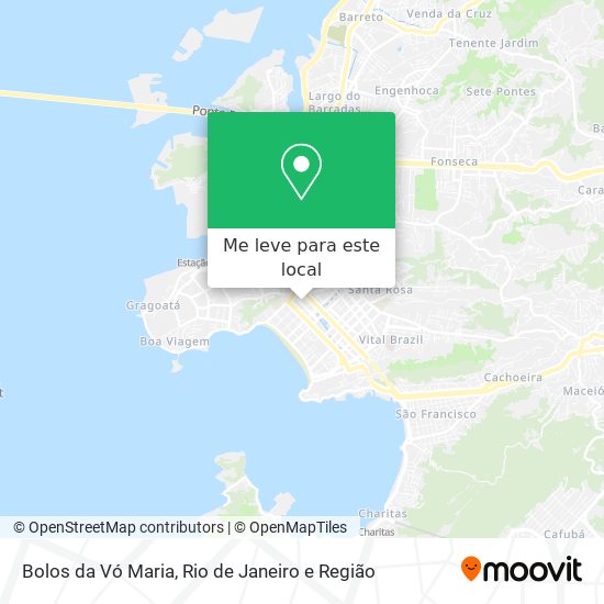 Bolos da Vó Maria mapa