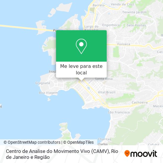 Centro de Analise do Movimento Vivo (CAMV) mapa