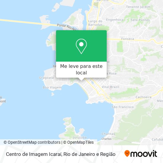 Centro de Imagem Icaraí mapa