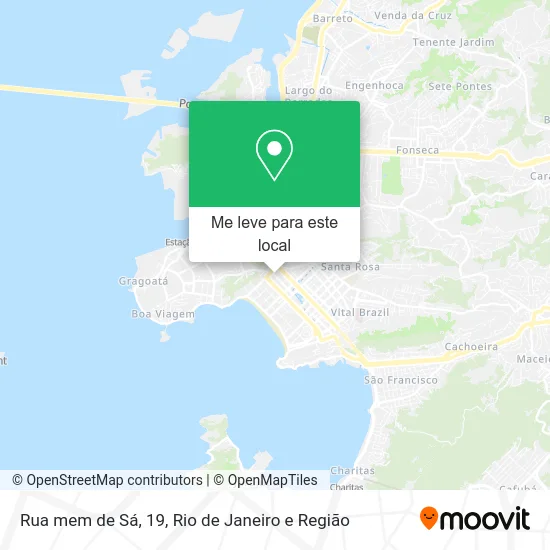 Rua mem de Sá, 19 mapa