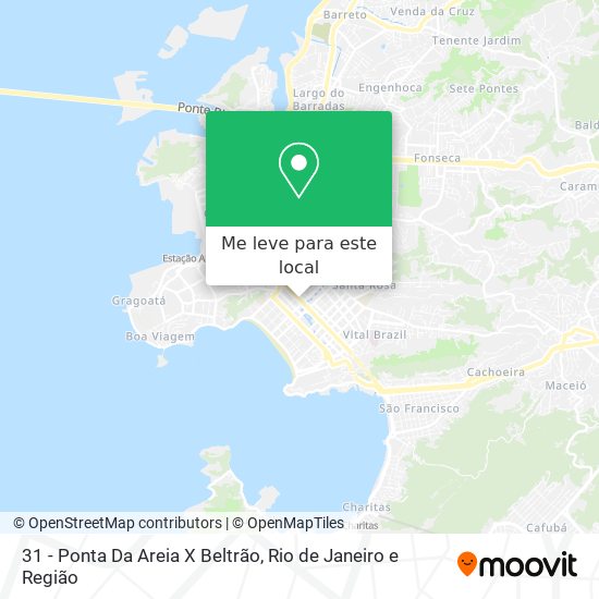 31 - Ponta Da Areia X Beltrão mapa