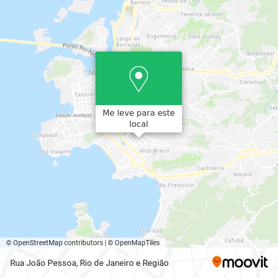 Rua João Pessoa mapa