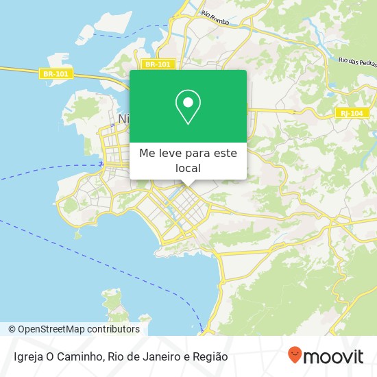 Igreja O Caminho mapa