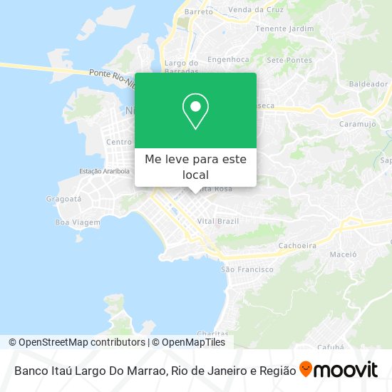 Banco Itaú Largo Do Marrao mapa