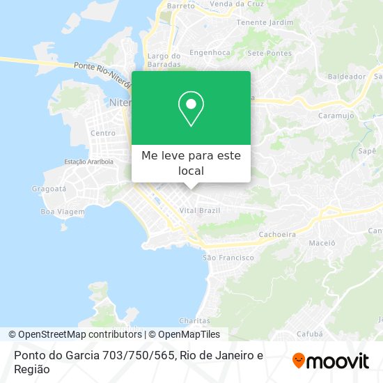 Ponto do Garcia 703/750/565 mapa