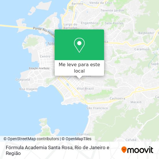 Fórmula Academia  Santa Rosa mapa