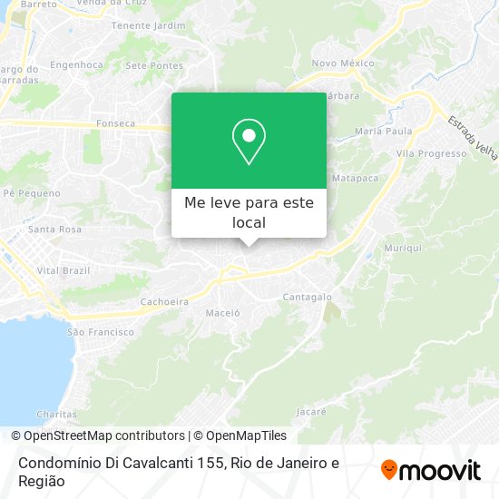 Condomínio Di Cavalcanti 155 mapa